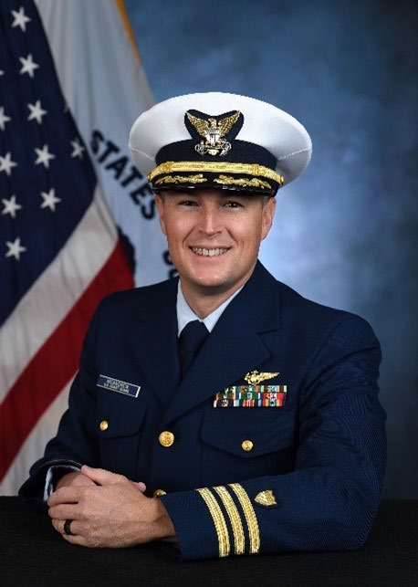 Official portrait of Commander Christopher N. McAndrew