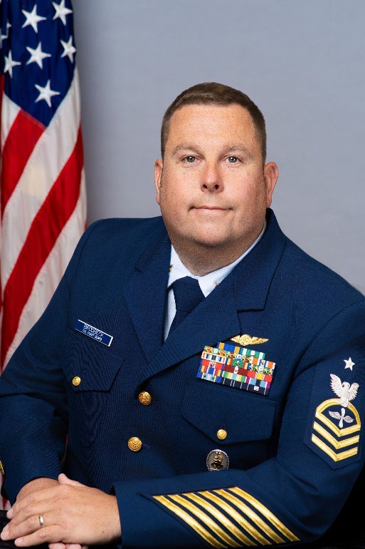 Official portrait of Senior Chief Petty Officer Douglas Brodbeck